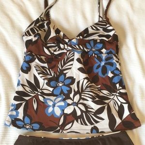 Tan-kini, bottoms ( bottom is attached to skirt )